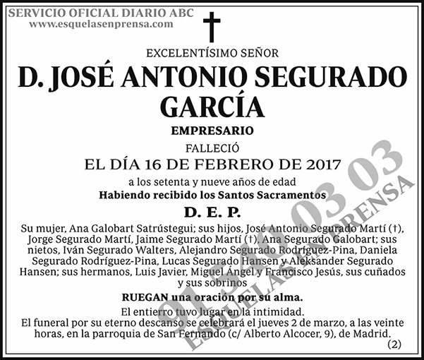 José Antonio Segurado García